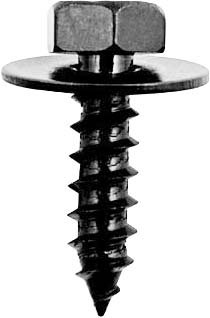 Swordfish 64904 - Fender Liner Under Cover Wheelhouse Liner Screw Phillips Hex Head Screw for Toyota 90159-60477 Package of 25 Pieces