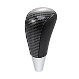 X AUTOHAUX Car Automatic Gear Stick Shift Knob for Toyota for Toyota RAV4 Corolla Avalon Yaris 4Runner Sienna Camry Tacoma for Lexus ES GS SC RX LS Black Carbon Fiber Pattern
