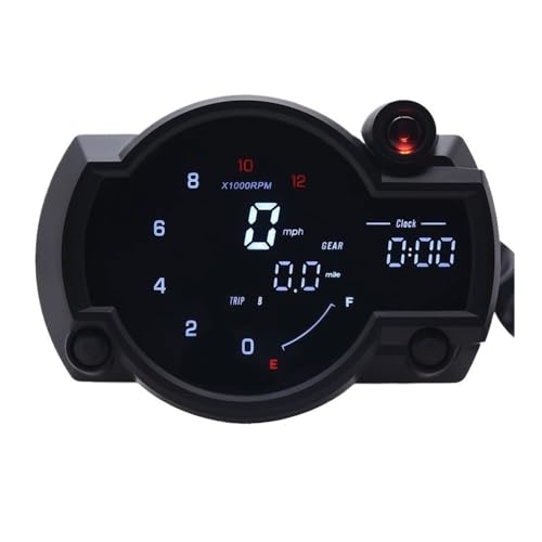 Compteur de vitesse de moto universel RX2N avec tableau de bord réglable LCD