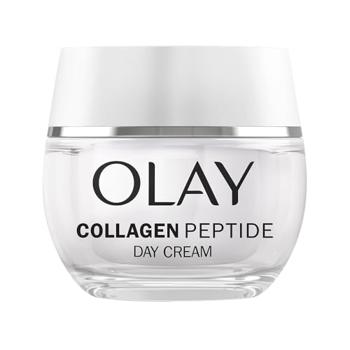 Olay Collagen Peptide Crema de Día Hidratante Facial, Con Niacinamida y Vitamina E. Cuidado Well-aging de la Piel: Fortalece, Restaura, Hidrata, 50ml