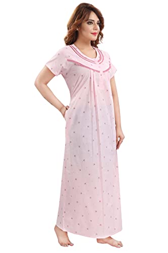 Image of Soulemo Women's Polycotton Printed Maxi Nighty
