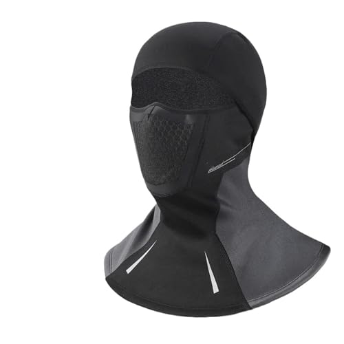 XCSCUK Volgelaatsmasker, hoofddeksel motorfiets houden masker, thermische fietsen hoofddeksels winter warme bescherming, motorfiets fietspetten