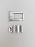 Smartex® Boton Lateral Blanco + Bandeja por Tarjeta SIM Compatible con iPhone 6 / Tecla por Power ON Off, Volumen, Mudo