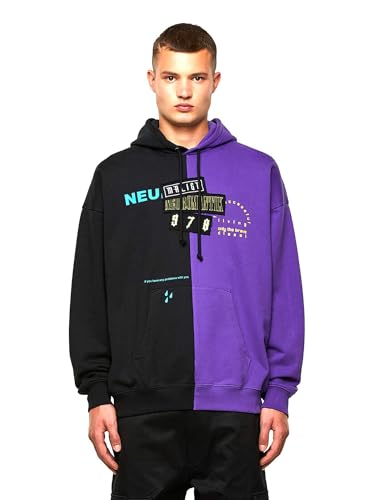 Sweat Diesel Ummer Split N1 XS idéal pour un look streetwear urbain