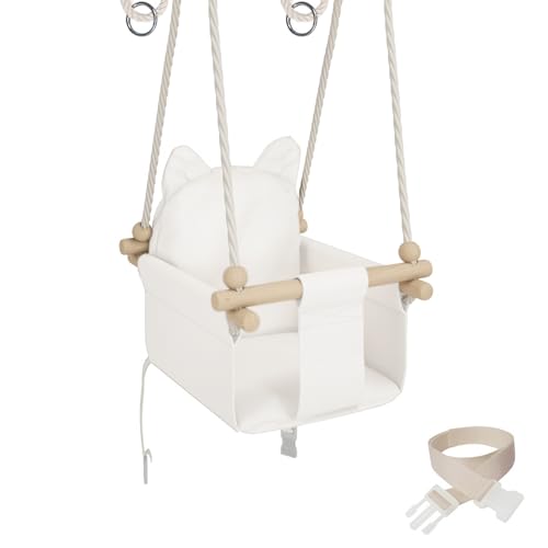 MAMOI® Schaukel Indoor, Holzschaukel, Schaukeln für Türrahmen...