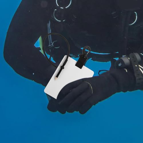 Tablero de escritura de buceo ABS para solucionar olvidos de datos 7
