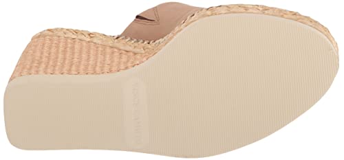 Vince Camuto Women's Footwear Women's Brissia Raffia Wedge Sandal, Tortilla, 7.5 #TOP3