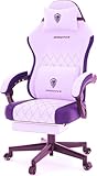 Dowinx Fabric Gaming Chair, Ergonomic Computer Chair with Footrest and Pocket Spring Cushion, Height...