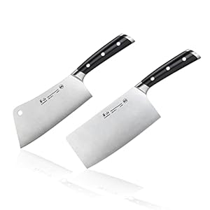 Cangshan S/S1 Series German Steel Forged Chinese Cleaver Set (Black)