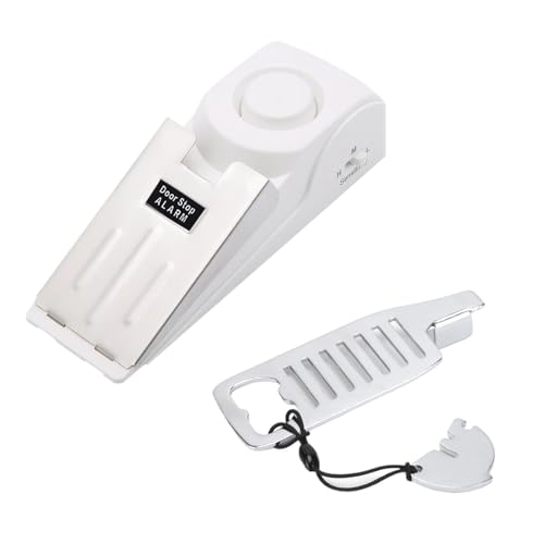 Mengshen Butée de porte alarme serrure de porte double protection