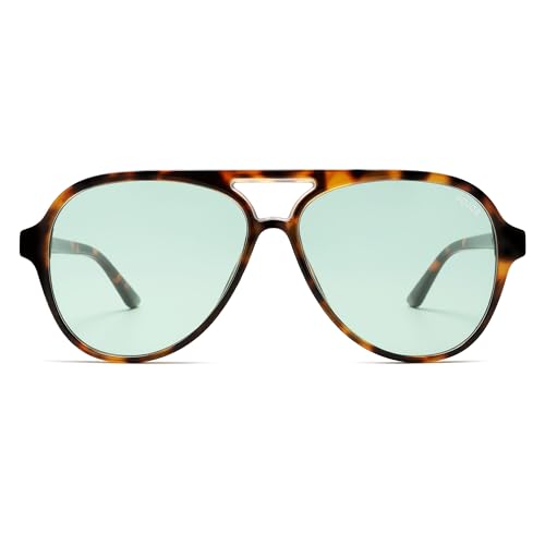 Image of SOJOS Classic Polarized Aviator Sunglasses for Women Men, Retro Trendy Aviators Shades SJ2201