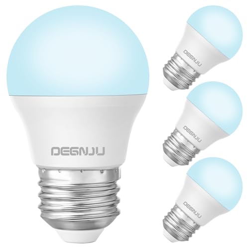 Image of DEGNJU LED Refrigerator Light Bulb, 40W Equivalent, 120V, Fridge Light Bulb 5000K Daylight White, A15 Appliance Bulb 5.5W for Freezer, 650LM, E26 Standard Base, 120V, Non-Dimmable, 4 Pack