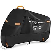 Bike Cover for 1 Bike Outdoor Waterproof, 300D Oxford Heavy Duty Bicycle Cover Rain Dust UV Wind ...