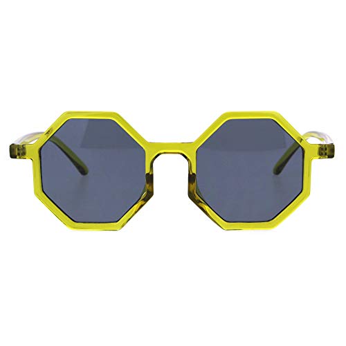 Image of SA106 Pimp Octagon Squared Hippie Plastic Sunglasses
