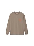 [ザ・ノース・フェイス] 長袖 カットソー ロンT L/S Free Run Graphic Crew マッシュルーム M