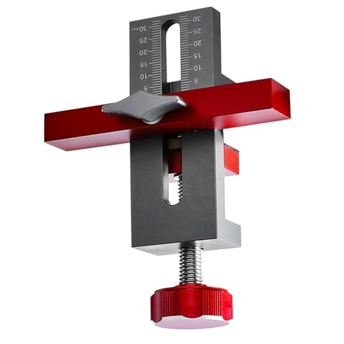Cabinet Installation Tools, Adjustable Cabinet Hardware Jig, Aluminum Alloy Jig Tool, Kitchen Cabinet Installation Tool, Closet Door Jig, Cabinet Door Positioning Tool For Kitchen Cabinets, Closet