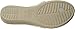 Crocs Women's Isabella Wedge Flip W Flip Flop, Oyster/Cobblestone, 9 M US