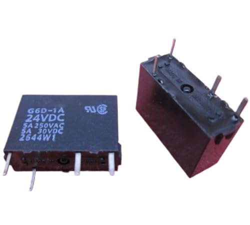 Relais G6D-1A 24VDC 5A 250VAC pour circuit imprimé 4 broches