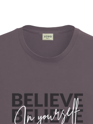 Image of ADRO Tshirt for Men | Printed T Shirt for Men | 100% Cotton Regular Fit T-Shirt |Printed T Shirt