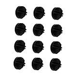 Levemolo 12pcs Pet Cage Connectors Buckles for Easy Assembly of Dog Playpens and Closets No Tools Required for Home Use Black