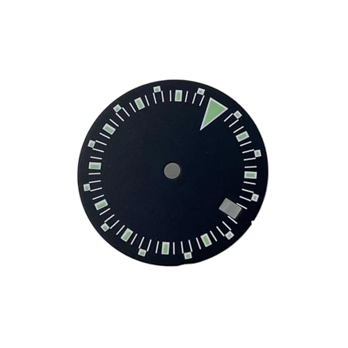 Montre stérile 29mm avec affichage vert pour boîtier de voyage GMT lors de vos explorations