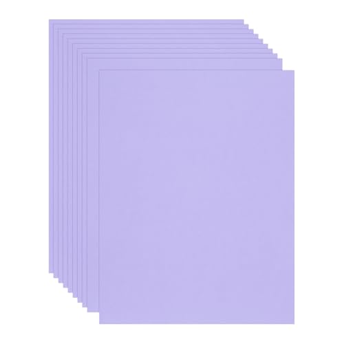 Papier cartonné coloré violet clair 22,9 x 15,2 cm pour loisirs créatifs