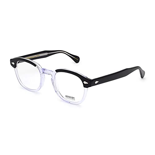 [MOSCOT] [���X�R�b�g] �ዾ�t���[�� LEMTOSH �u���b�N/�N���X�^���i�N���A�j OR-LEM-O49240201-01 �T�C�Y49 [���s�A���i]