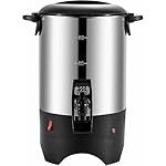 HOTAPEPU 5.5 L/30 Cups Stainless Steel Electric Coffee Maker, It Is Quickly Heated, Ideal For Family Gatherings, Without Frequent Recharges ~/