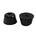 sourcing map 2pcs 50mm x 30mm pieds en caoutchouc encastré conique rondelle pare-chocs noir Coussin