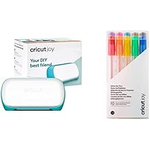 Cricut Joy Machine & Digital Content Library Bundle & Joy Sparkle Gel Pens Set of 10, Medium Point, 0.8mm, Rainbow