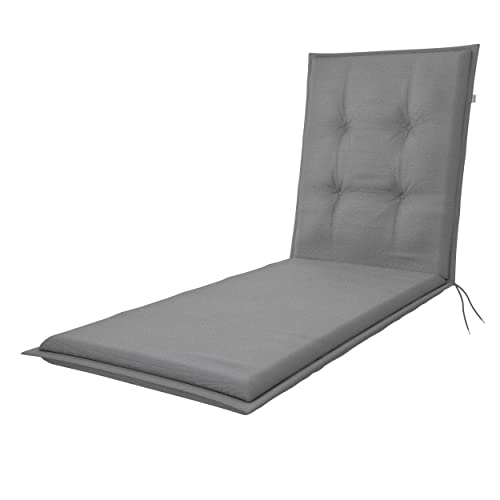 Preisvergleich Produktbild Doppler / Rollliege Star / Gartenliege Auflage / ca. 195x60x6cm / Grau