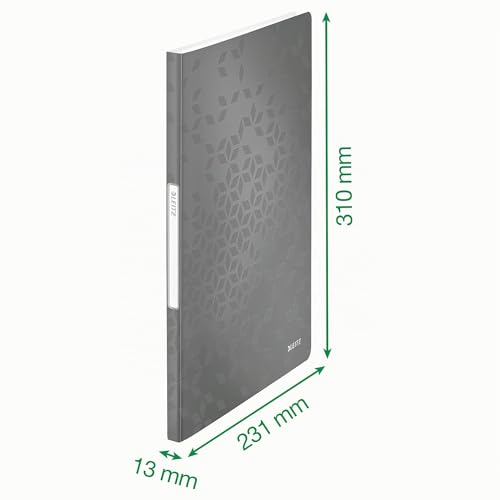 Leitz 46310062 Sichtbuch wow, A4, PP, 20 Hüllen, violett