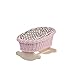 e-wicker24 EIN Schaukelbett in Pink, eine Schaukelwiege, EIN Schaukellaufgitter aus Weide für Puppen, Puppenbett