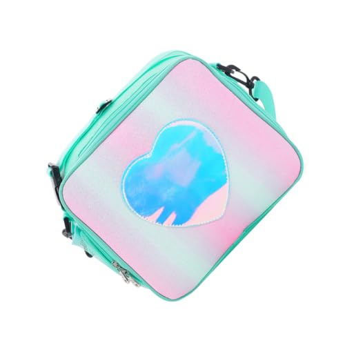 IMIKEYA Bolsa de Almuerzo Térmica y Diseño de Cremallera Humanizada Gran Capacidad Material Poliéster Ligera Correa de Hombro para Niñas para Escuela
