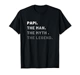 Photo Gallery mens papi gift the man the myth the legend love father maglietta Photo Gallery mens papi gift the man the myth the legend love father maglietta