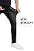 GINGTTO Black Skinny Jeans for Men Stretch Fashion Mens Denim Jeans Pants 34