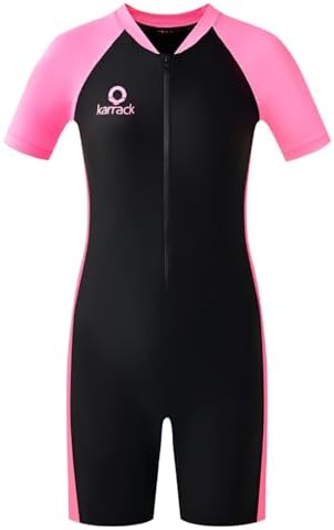 Karrack Boy's Rash Guard One Piece Swimsuit