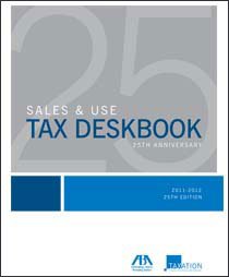 Paperback Sales & Use Tax Deskbook, 2011-2012 Edition (with CD-ROM) Book