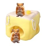 Stimolazione naturale dell'istinto: dotato di una divertente forma di torta, questo letto per criceto stimola gli istinti naturali di scavo e di ricerca di cibo dei piccoli animali domestici, offrendo uno spazio divertente che funge anche da area di gioco interattiva per favorire la stimolazione mentale e il rilassamento negli scenari di uso quotidiano