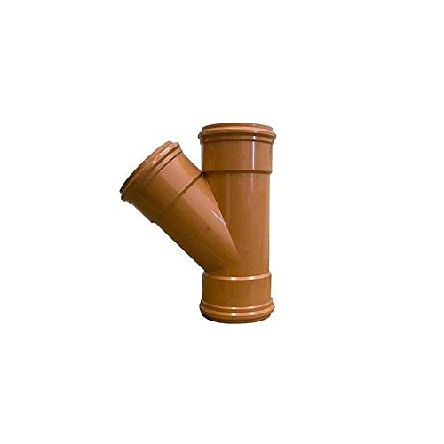 110mm Underground Drainage 45 Degree Triple Socket Junction Y Branch TEE