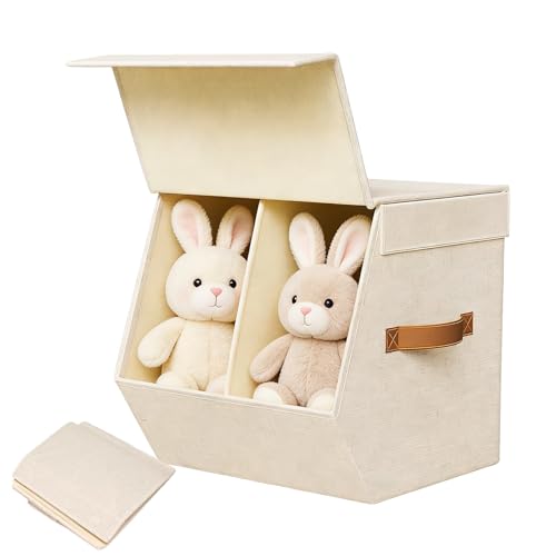 Boîte de rangement avec poignées et couvercle amovible robuste - 2