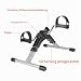 Mini-Heimtrainer Fahrrad, Fitnessgerät für Zuhause, Arm und Beintrainer Fitnesstrainer, Hometrainer Bewegungstrainer mit LCD-Monitor und Einstellbarem Widerstand, 37 * 50 * 23,5cm (schwarz-weiß)
