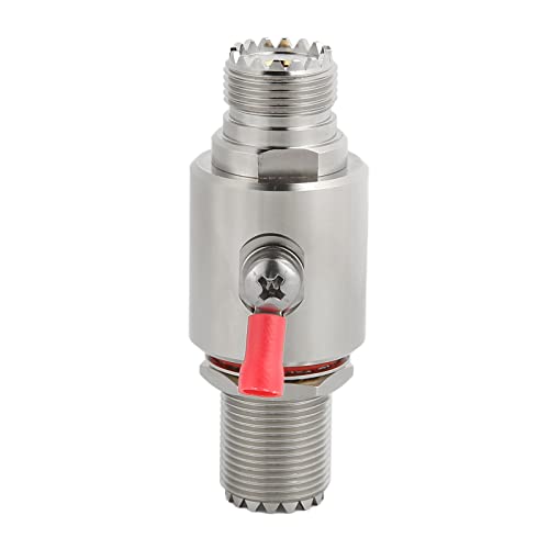 Denash Koaxial Arrester Professional Hochleistungsschubschutz für CB -Funk -Funk Funkgeräte, Metall UHF Weiblich Bis Weiblicher Blitzableiter für Sicherheitsschutz Denash Koaxial Arrester Professional Hochleistungsschubschutz für CB -Funk -Funk Funkgeräte, Metall UHF Weiblich Bis Weiblicher Blitzableiter für Sicherheitsschutz