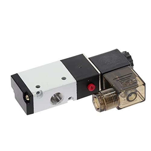 Válvula solenoide 3V210-08 de control direccional de aire de 3 vías y 2 posiciones CC 24V 3