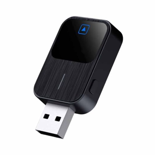 para VW Golf Cabriolet 2016-2024 Adaptador CarPlay Inalámbrico, Convertidor CarPlay Coche con Cable a Inalámbrico, Dongle Plug Play Conexión Automática,A/Black