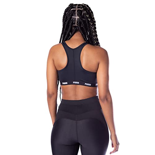 Top Puma Feminino Nadador Com Bojo Preto 27060.002.m.551