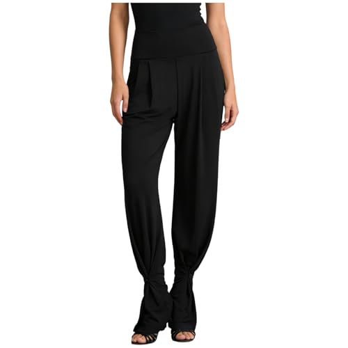 Pantalon danse latine femme de salon moderne et fluide