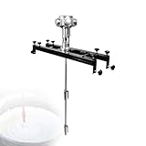 Pneumatic Air Agitator Industrial Mixer, 1/2HP 3/4HP Adjustable velocity Tank Barrel Mixer With Folding Propeller For Paint Ink Resin(5cylinders)