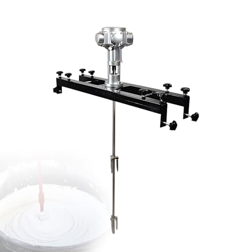 Pneumatic Air Agitator Industrial Mixer, 1/2HP 3/4HP Adjustable velocity Tank Barrel Mixer With Folding Propeller For Paint Ink Resin(5cylinders)