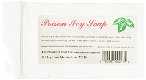 Stop The Itch with Poison Ivy Soap – All Natural Relief from Poison Ivy, Poison Oak, or Sumac, Safe for The Entire Family – Jewelweed Neutralizes Itching, Irritation, Removes Urushiol – 3 Pack